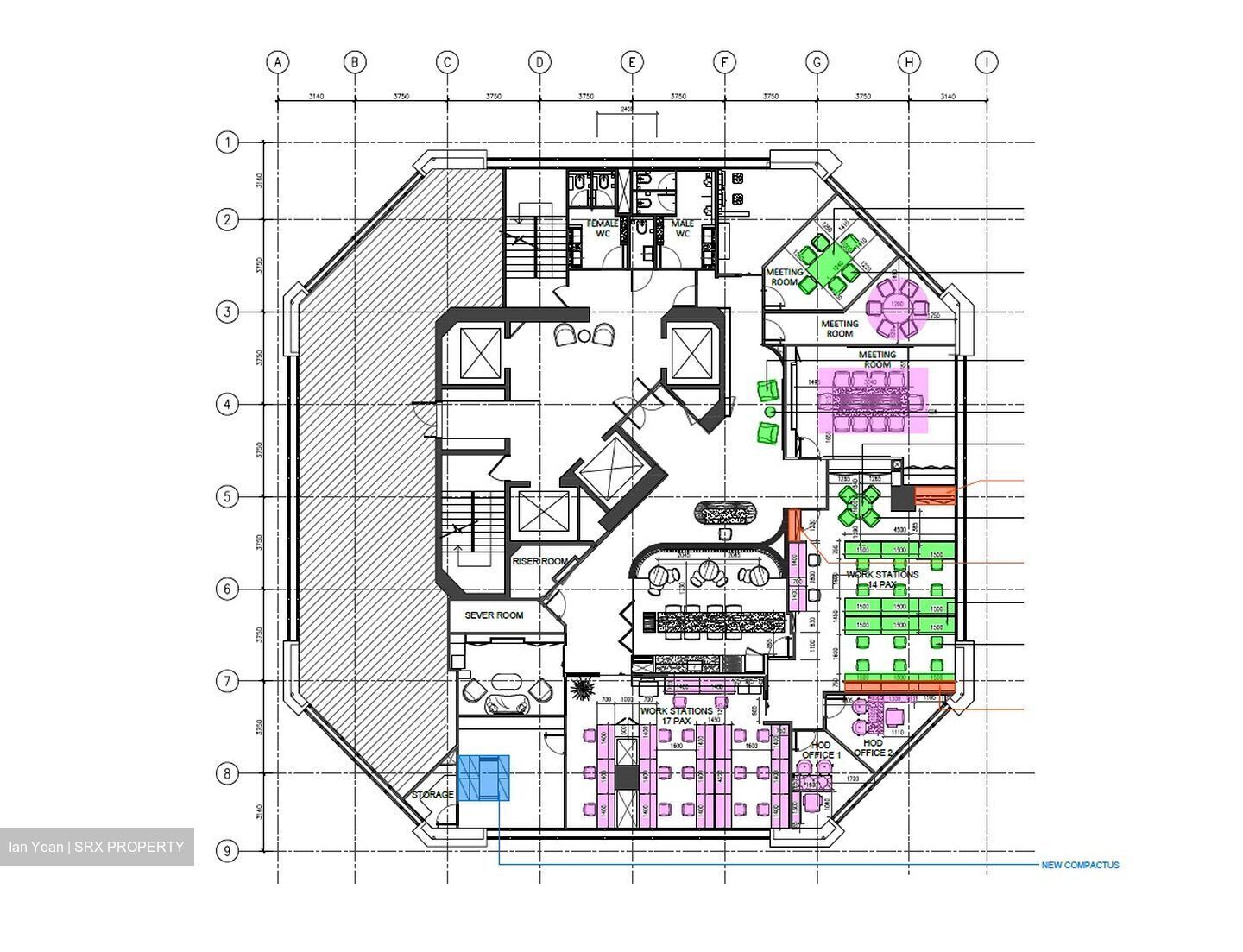 The Octagon (D1), Office #611405141